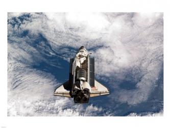 STS-135 Atlantis during the Rendezvous Pitch Maneuver | Obraz na stenu