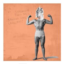Muscle Man Unicorn | Obraz na stenu