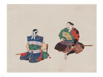 Seated Samurai Warriors | Obraz na stenu