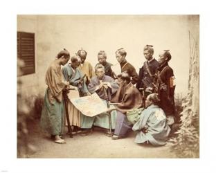 Satsuma samurai during boshin war period | Obraz na stenu