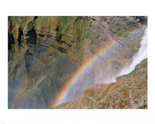 Rainbow by Waterfall | Obraz na stenu