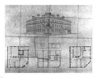 Plans for bank of British North America Toronto | Obraz na stenu