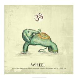 Elephant Yoga, Wheel Pose | Obraz na stenu