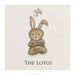 Bunny Yoga, The Lotus Pose | Obraz na stenu