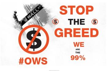 Stop The Greed | Obraz na stenu