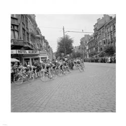 Cyclists in action tour de france 1960 | Obraz na stenu