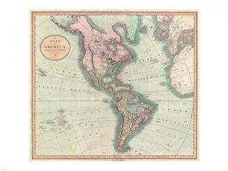 1799 Clement Cruttwell Map of West Indies | Obraz na stenu