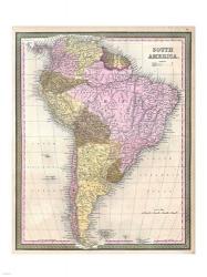 1850 Mitchell Map of South America - Geographicus | Obraz na stenu