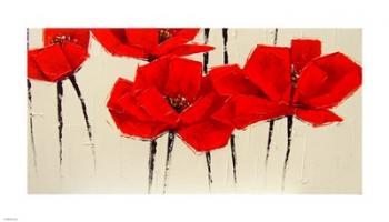 Abstract Poppies | Obraz na stenu