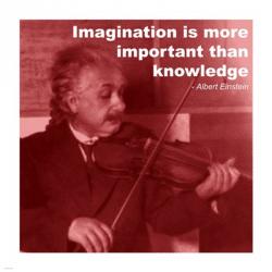 Einstein Imagination Quote | Obraz na stenu