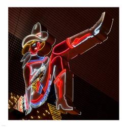 Glitter Girl neon sign at the Freemont Street Experience | Obraz na stenu