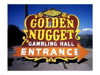 Golden Nugget historic casino sign in the Neon Boneyard, Las Vegas | Obraz na stenu