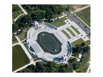 Ariel view of the WW2 Monument | Obraz na stenu