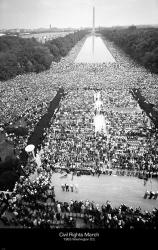 Civil rights march on Washington | Obraz na stenu