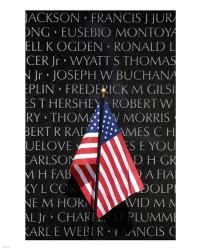 American flag at Vietnam Veterans Memorial | Obraz na stenu