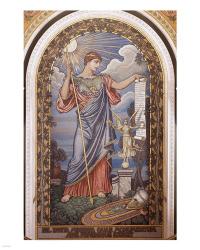Second Floor, East Corridor. Mosaic of Minerva library of congress washington | Obraz na stenu