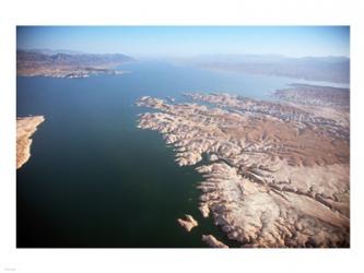 Aerial view, Lake Mead near Las Vegas, Nevada and the Grand Canyon | Obraz na stenu