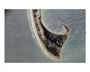Provincetown Cape Cod photographed from space | Obraz na stenu