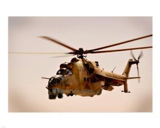 Afghan Air Corps Mi-35 on Kandahar, 2009 | Obraz na stenu