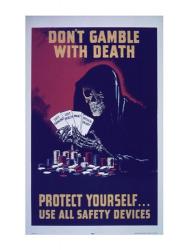 Don't Gamble With Death | Obraz na stenu