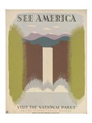 See America Visit the National Parks | Obraz na stenu