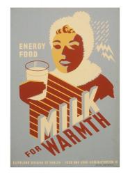 Milk - for warmth Energy food | Obraz na stenu