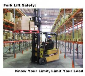 Fork Lift Safety | Obraz na stenu