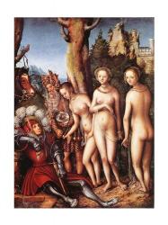 Lucas Cranach D. A. - The Judgment of Paris | Obraz na stenu