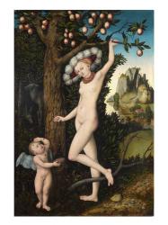 Lucas Cranach the Elder - Cupid complaining to Venus | Obraz na stenu