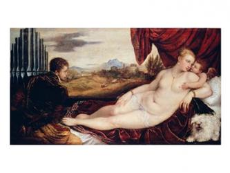 Venus with the Organ Player | Obraz na stenu