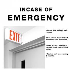 In Case Of Emergency | Obraz na stenu