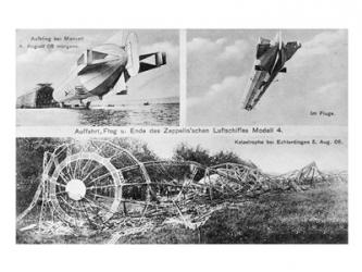 Zeppelin's Chen Luftschiffes Modell 4 | Obraz na stenu