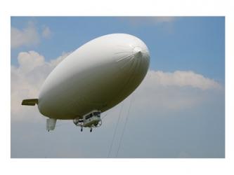 US Navy Coast Guard Blimp Over Gulf of Mexico | Obraz na stenu