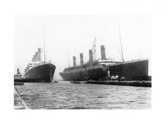Olympic and Titanic | Obraz na stenu