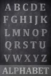 Chalkboard Alphabet | Obraz na stenu