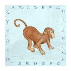 Monkey Alphabet | Obraz na stenu