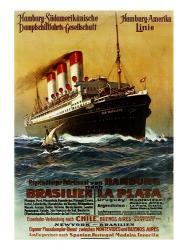 Poster of the Hamburg South American Steamship Company | Obraz na stenu