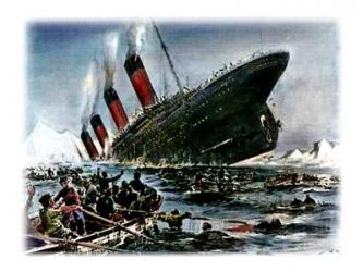 Titanic Sinking | Obraz na stenu