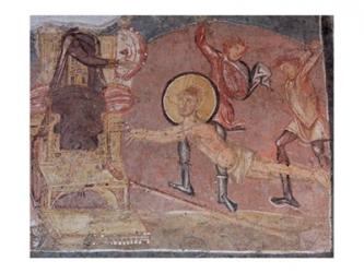 Flagellation St Erasmus Crypta Balbi | Obraz na stenu