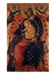 Madonna and Child with two Votaries | Obraz na stenu