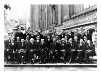 1927 Solvay Conference on Quantum Mechanics | Obraz na stenu