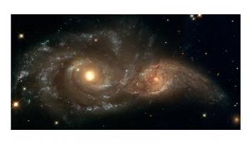Colliding Spiral Galaxies | Obraz na stenu