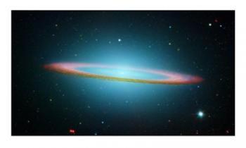 Sombrero Galaxy in Infrared Light | Obraz na stenu