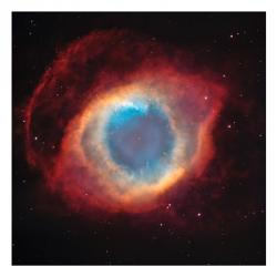 The Helix Nebula: a Gaseous Envelope Expelled By a Dying Star | Obraz na stenu