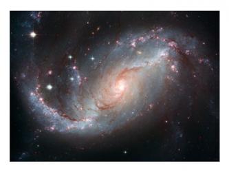 Galaxy’s Star Forming Clouds and Dark Bands of Interstellar Dust | Obraz na stenu