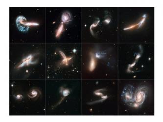 Colliding Galaxies | Obraz na stenu