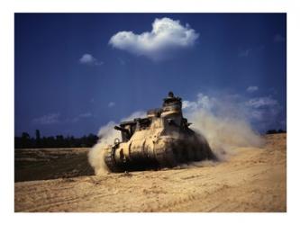 M3 Lee Tank, Training Exercises, Fort Knox, Kentucky | Obraz na stenu