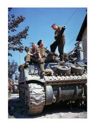 Crew of a Sherman Tank | Obraz na stenu