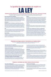 Equal Opportunity Employment Spanish Version 2012 | Obraz na stenu