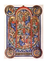 The Miracle of Pentecost, Berthold Missal | Obraz na stenu